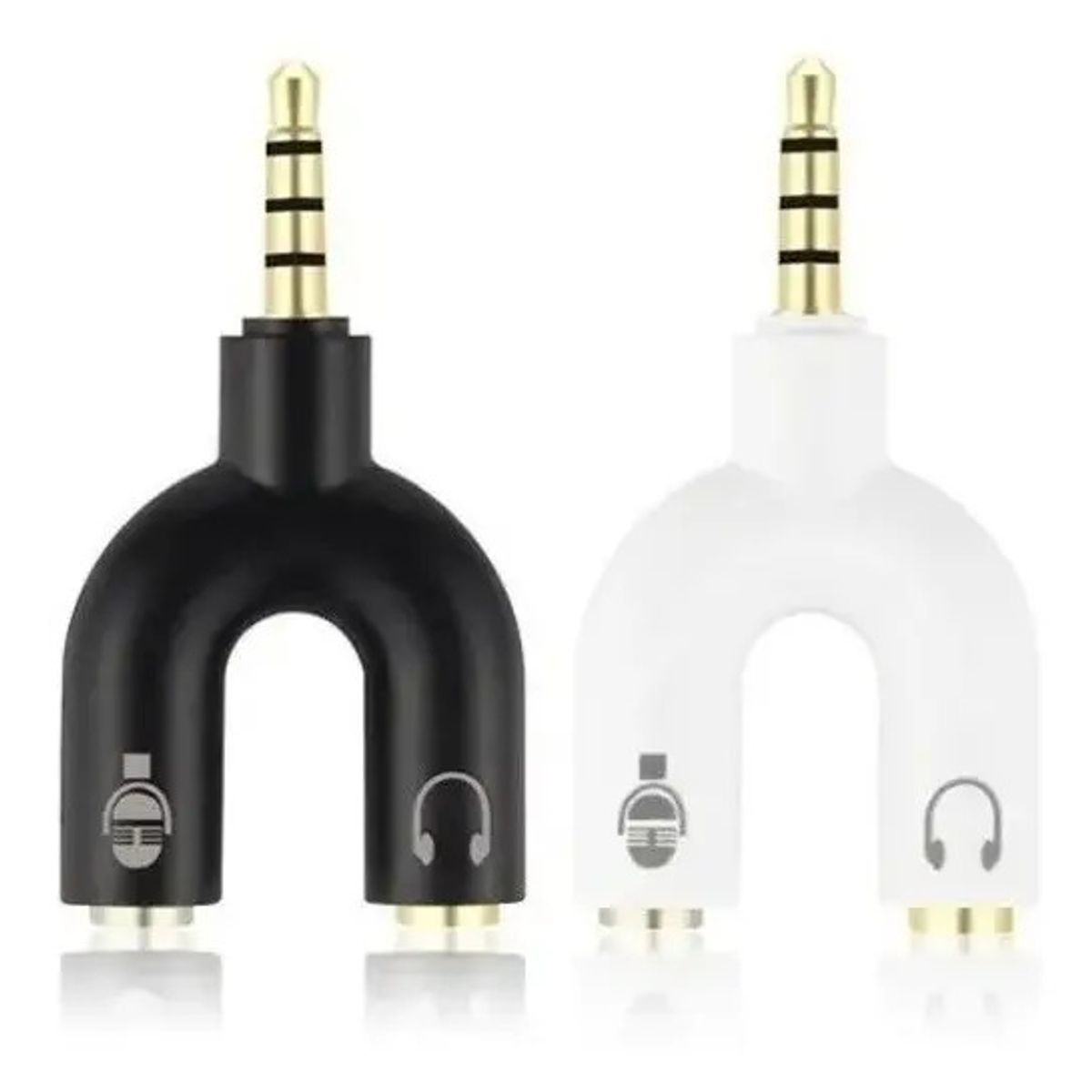 GENERICO - Splitter 3.5mm Adaptador Audio Separa Microfono Audifono