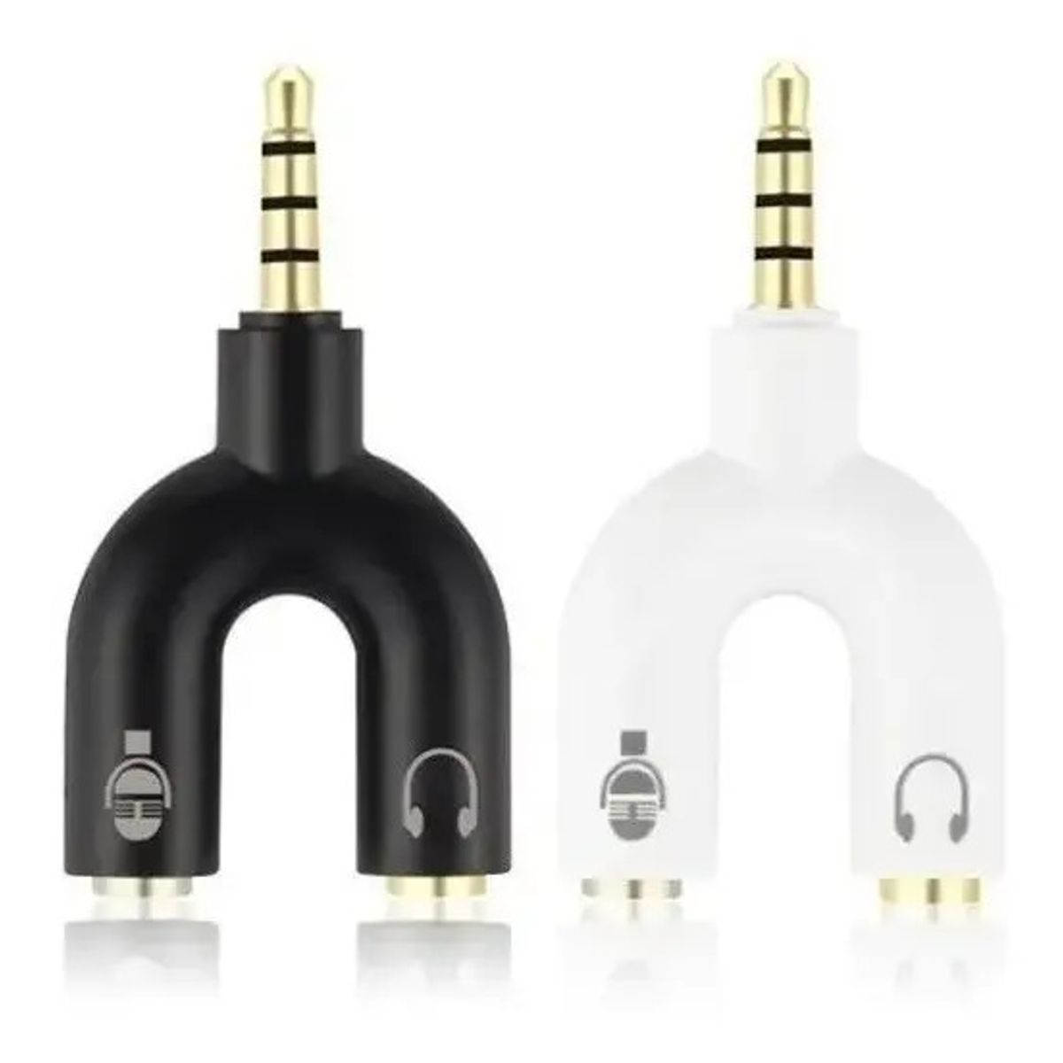 GENERICO - Splitter 3.5mm Adaptador Audio Separa Microfono Audifono