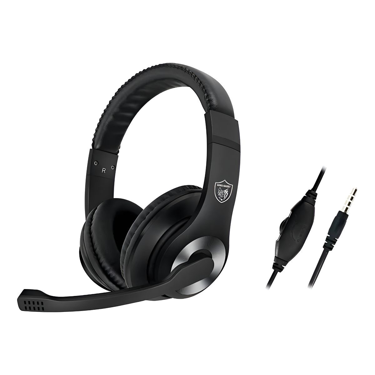 GENERICO - Audífono Gamer Micrófono Compatible Ps4 Notebook Xbox One Color Negro - 240087