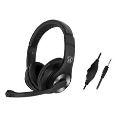 GENERICO - Audífono Gamer Micrófono Compatible Ps4 Notebook Xbox One Color Negro - 240087