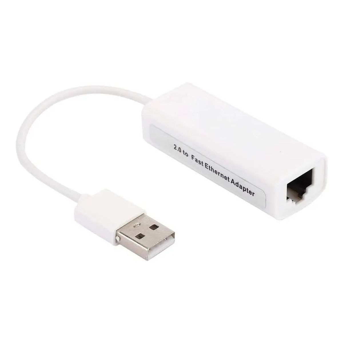 GENERICO - Adaptador Tarjeta De Red Lan Rj45 Usb 2.0 10100 Mbps
