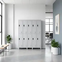 IGPRO - Locker 5 Cuerpos 10 Casilleros 180x150x45cm