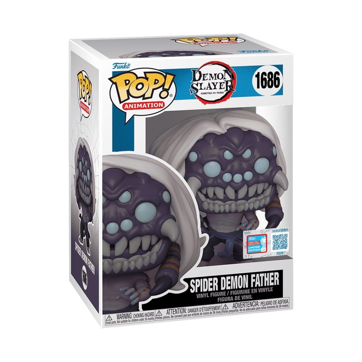 FUNKO - Funko Pop Demon Slayer – Spider Demon Father 1686 + Protector
