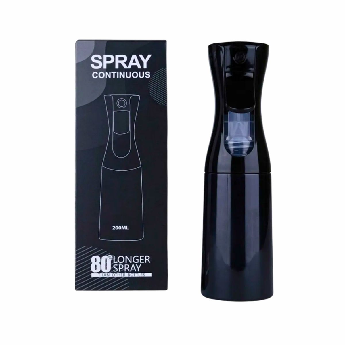 GENERICO - Rociador Pulverizador Negro  200ml