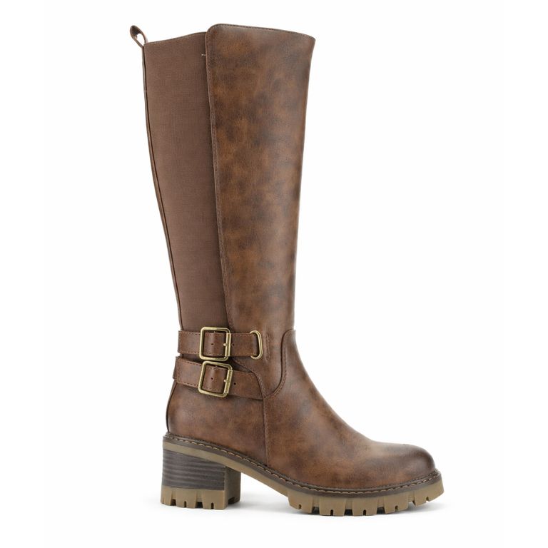 Bota Cafe Mujer Casual Sindy Cafe 35