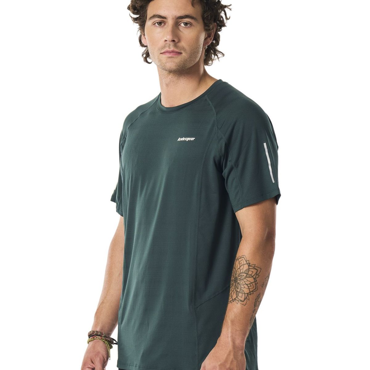 ANDESGEAR - Polera Hombre Vizcachas Ss Verde Andesgear