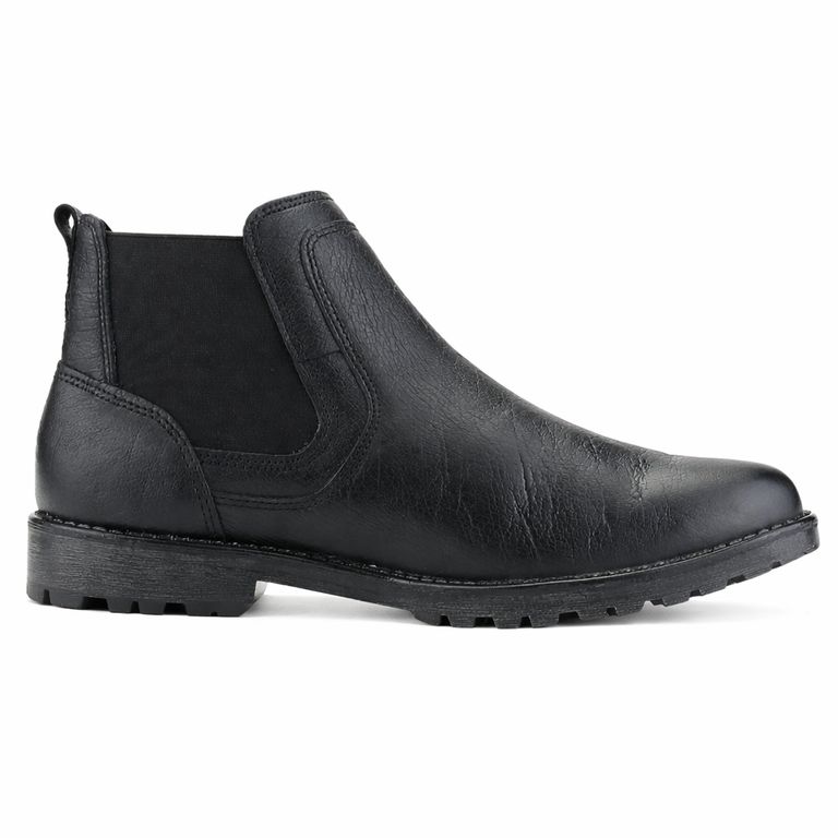 Botin Hombre Negro Casual Cross 9951