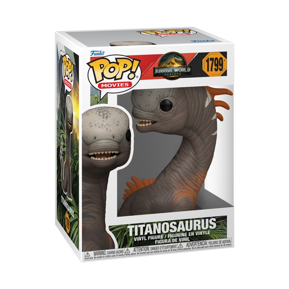 FUNKO - Funko Pop Jurassic Park – Titanosaurus 1799 + Protector