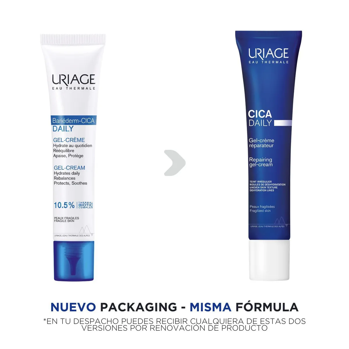 URIAGE - Crema Facial Bariéderm Cica Daily 40 Ml Uriage