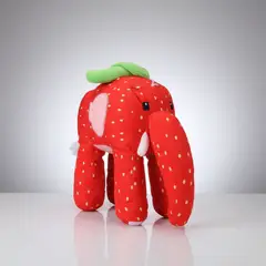 GENERICO - Strawberry Elephant, Peluche Roblox, Brainrot, Elefante.