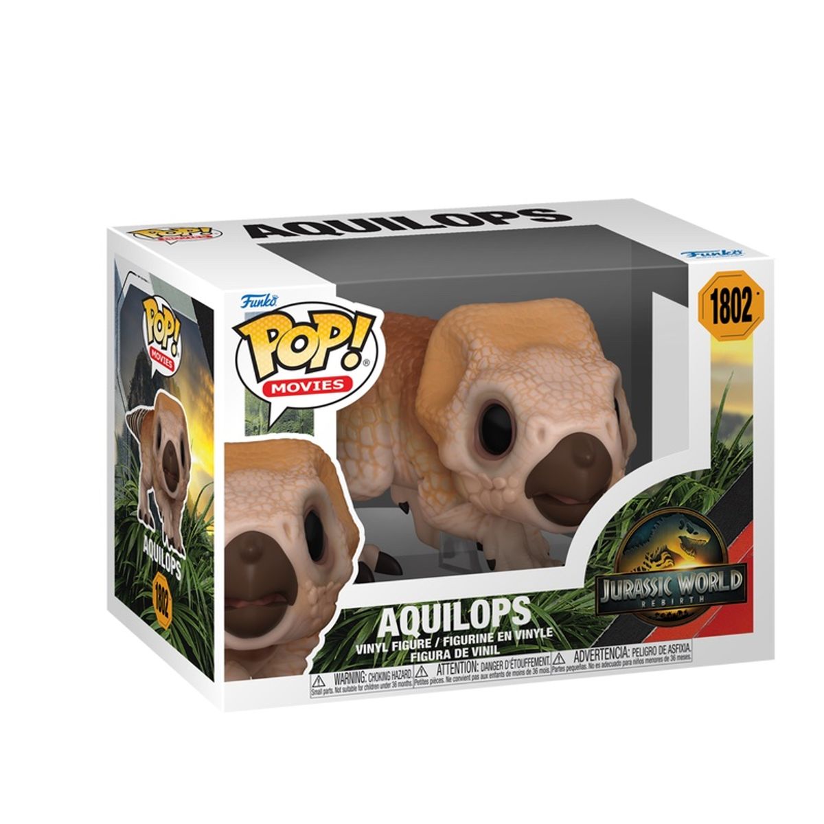FUNKO - Funko Pop Jurassic World – Aquilops 1802 + Protector