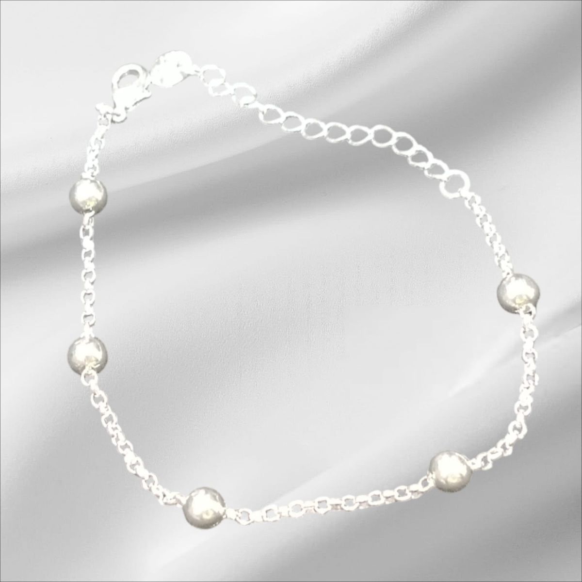 GENERICO - Pulsera Esferas Clásicas Plata 925 - Cafuné Studio