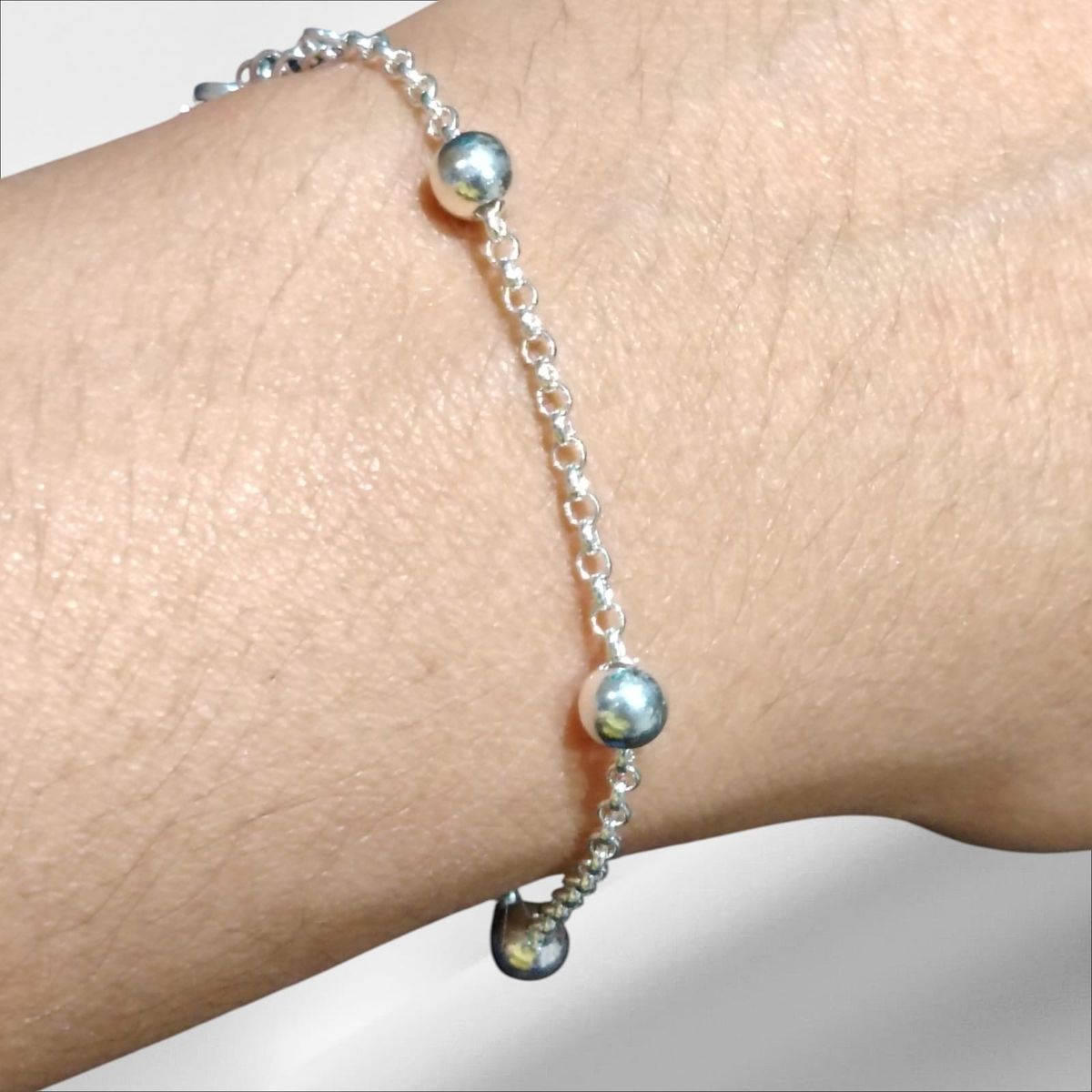 GENERICO - Pulsera Esferas Clásicas Plata 925 - Cafuné Studio