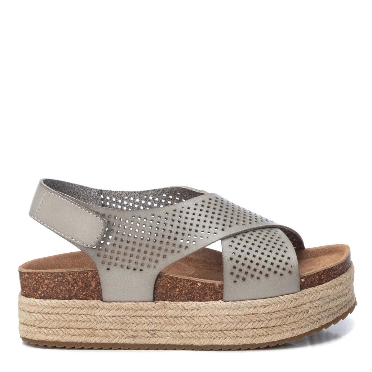 XTI - Sandalia Mujer Gris