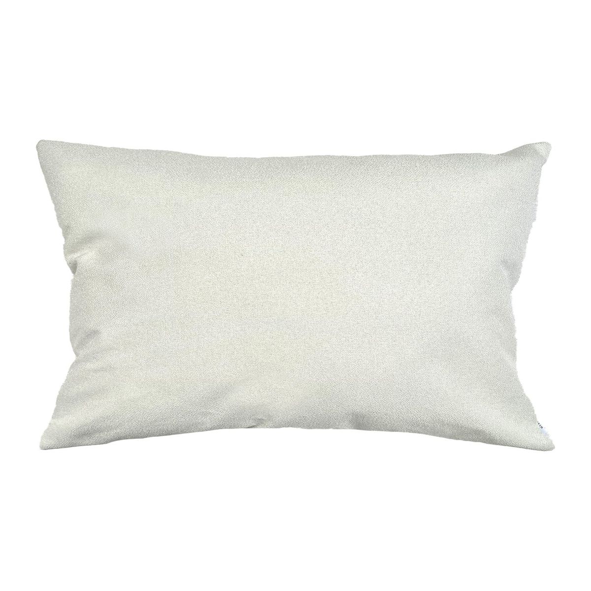 ELIZABETH PEPER - Cojin Decorativo Diseño Lino Blanco 80x40 Relleno
