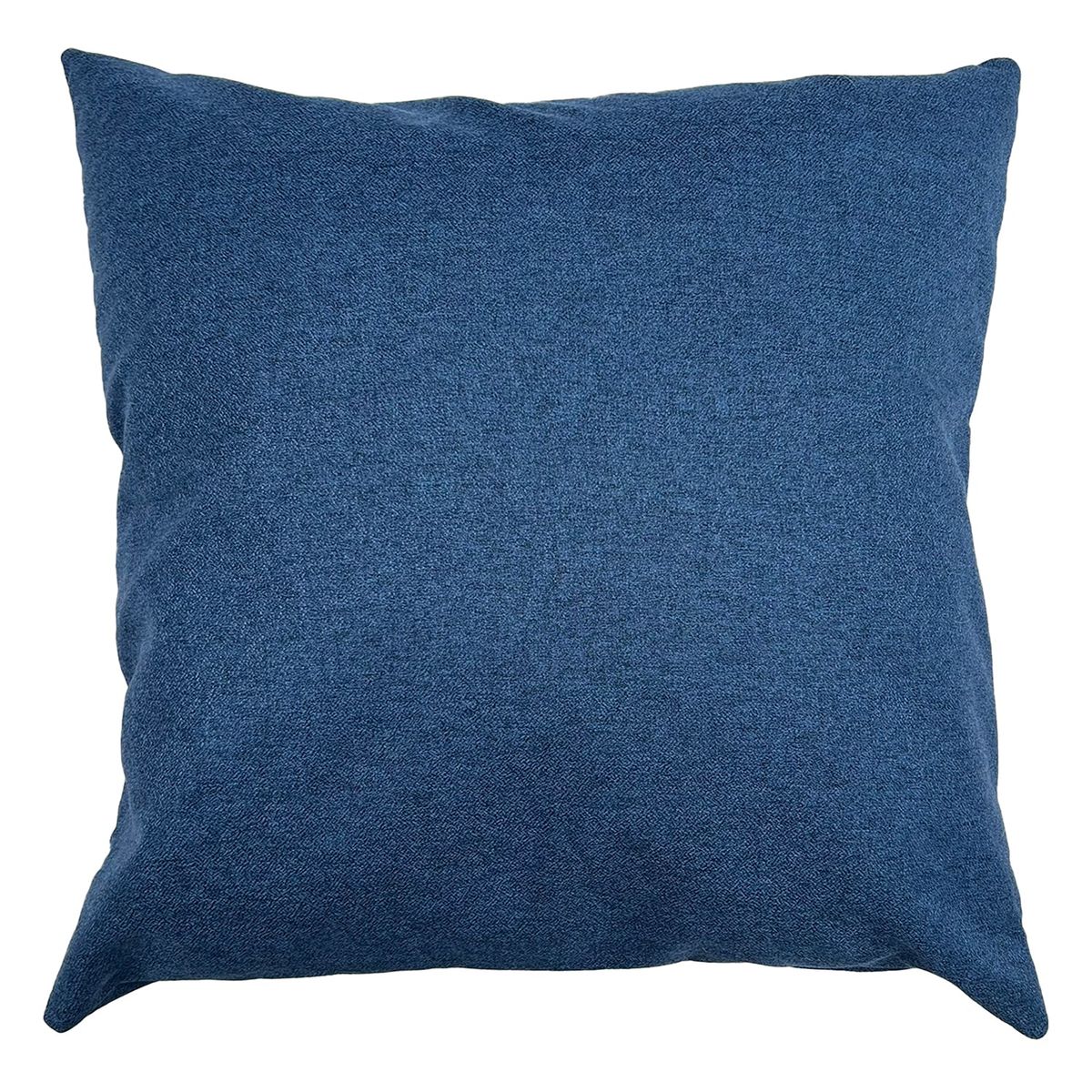 ELIZABETH PEPER - Cojin Decorativo Diseño Lino Azul 45x45 Relleno