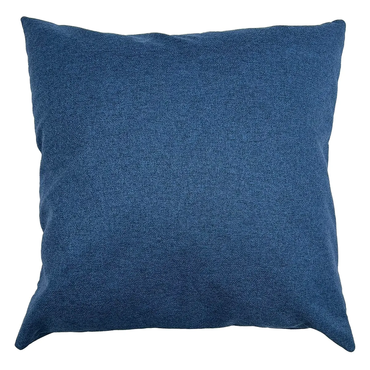 ELIZABETH PEPER - Cojin Decorativo Diseño Lino Azul 50x50 Relleno