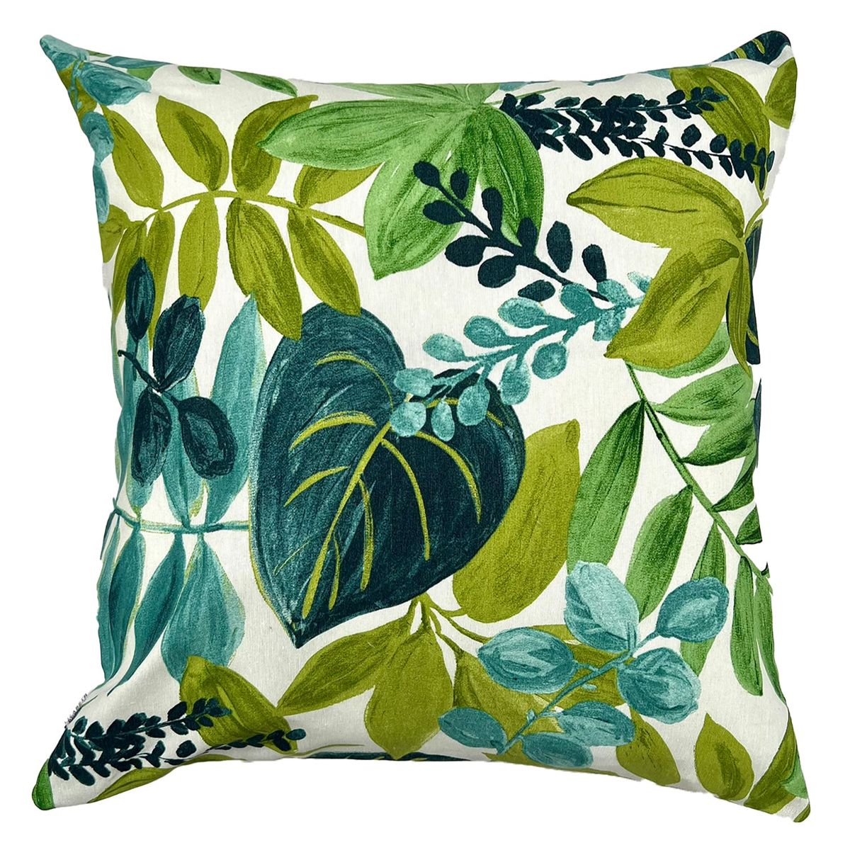 ELIZABETH PEPER - Cojin Decorativo Diseño Verde Botanico 60x60 Relleno