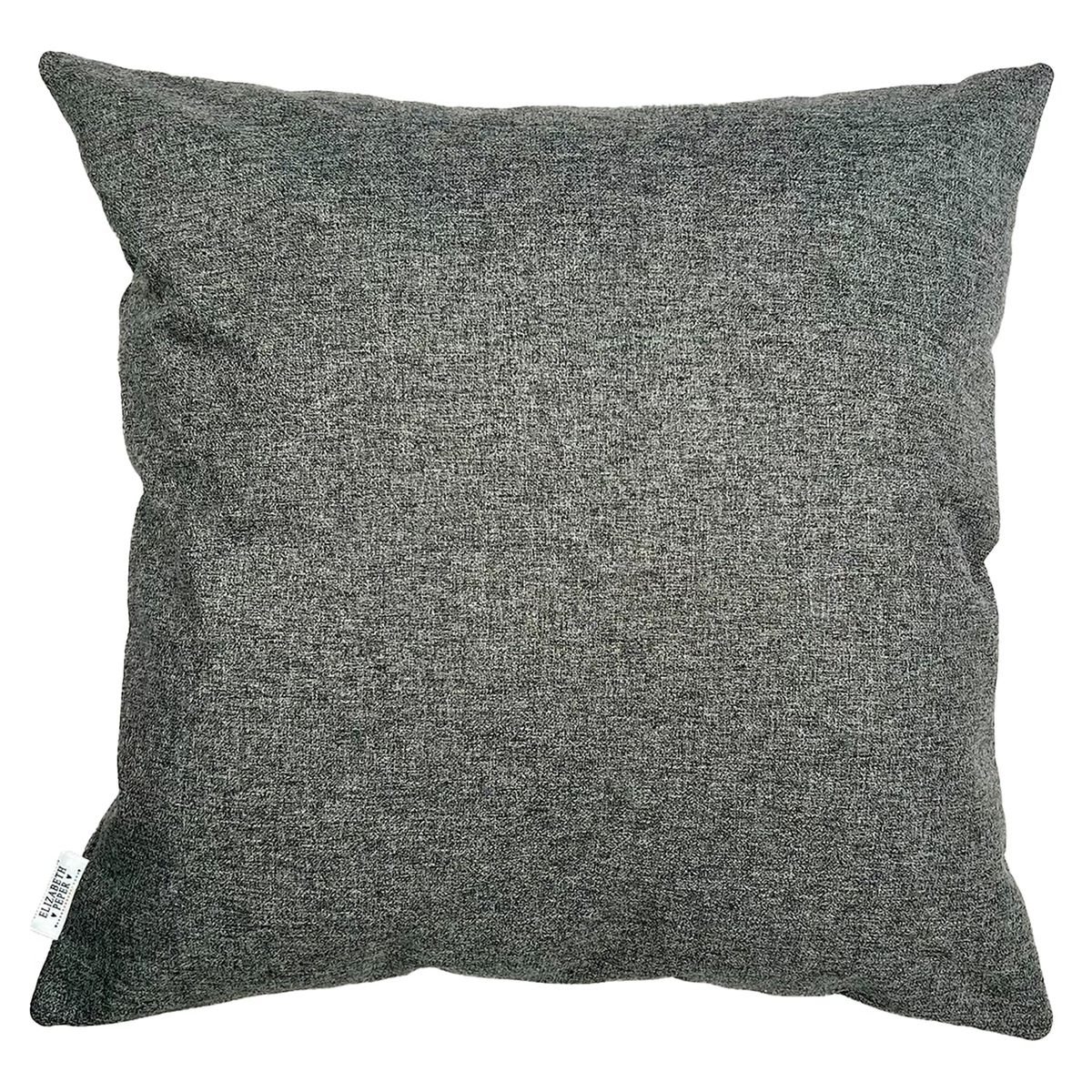 ELIZABETH PEPER - Cojin Decorativo Diseño Lino Gris 60x60 Relleno