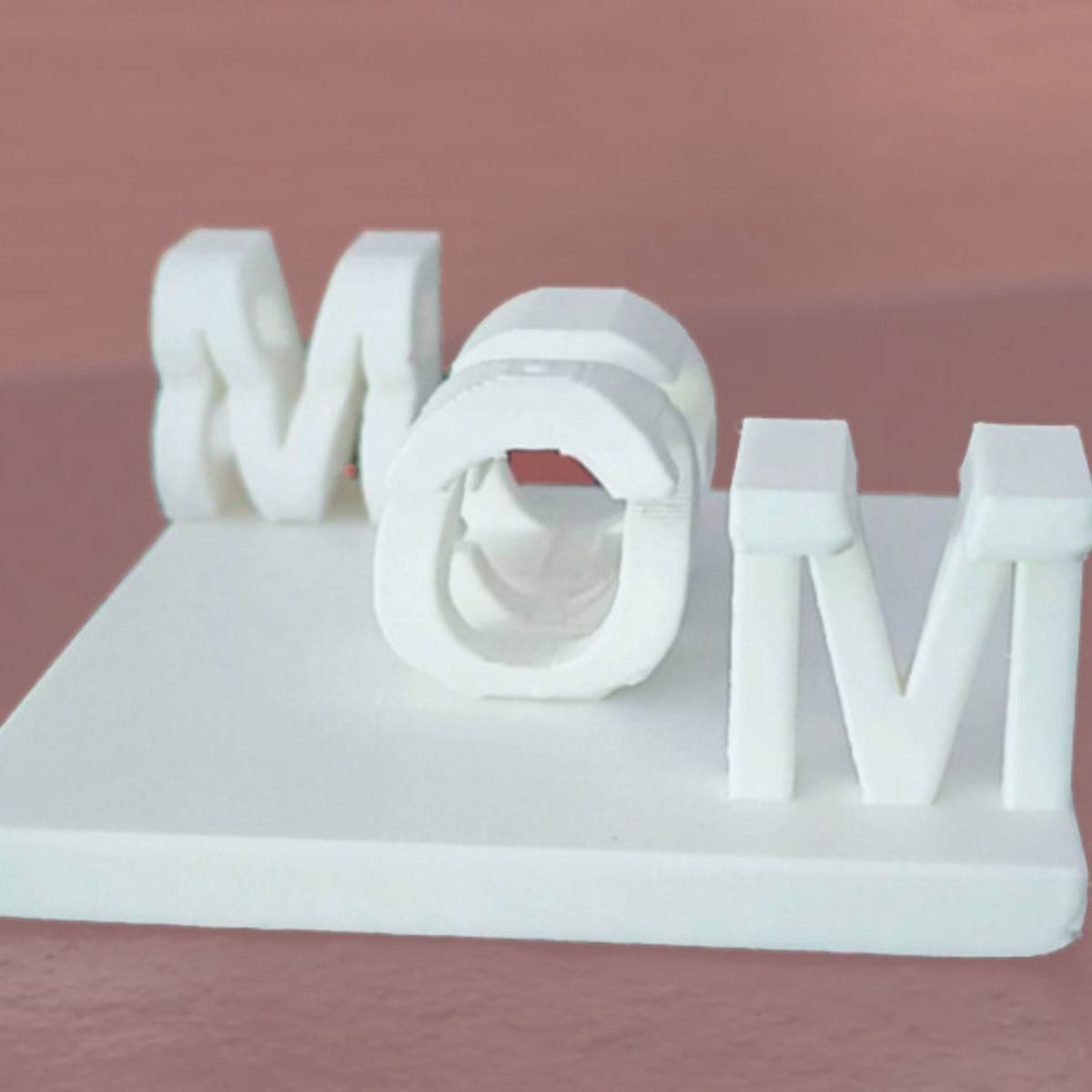 GENERICO - Figura decorativa Texto Flipa BEST MAMÁ