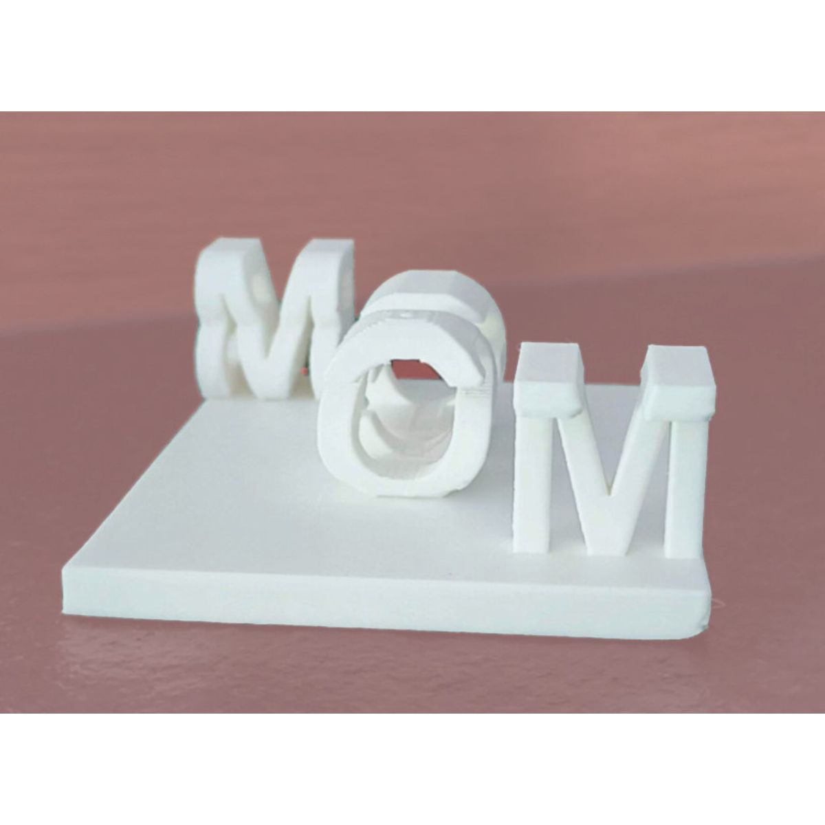 GENERICO - Figura decorativa Texto Flipa BEST MAMÁ