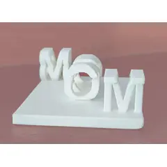 GENERICO - Figura decorativa Texto Flipa BEST MAMÁ