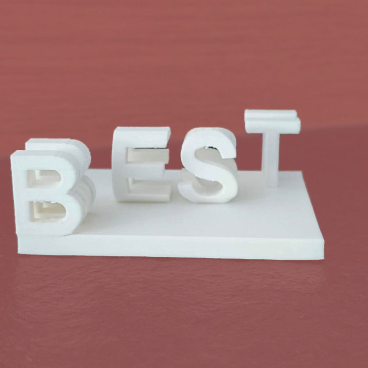 GENERICO - Figura decorativa Texto Flipa BEST MAMÁ