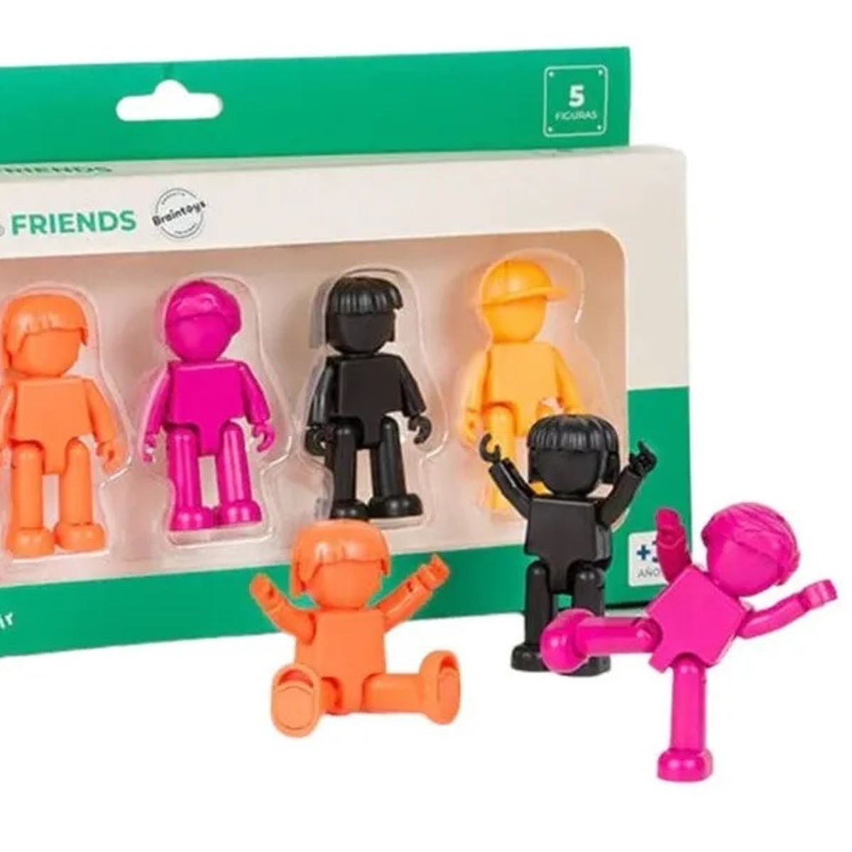 GENERICO - Imanix Friends Cool 5 Personajes Magnéticos Braintoys