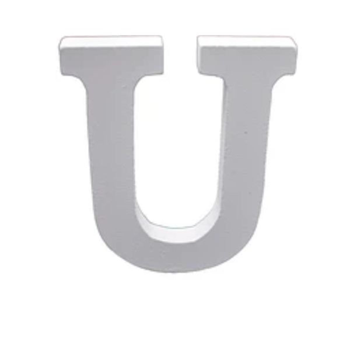 GENERICO - Letra de madera U 11cm