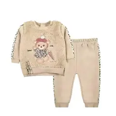 TEDMIMAK - CONJUNTO 2 PIEZAS BEBA OSITO BEIGE