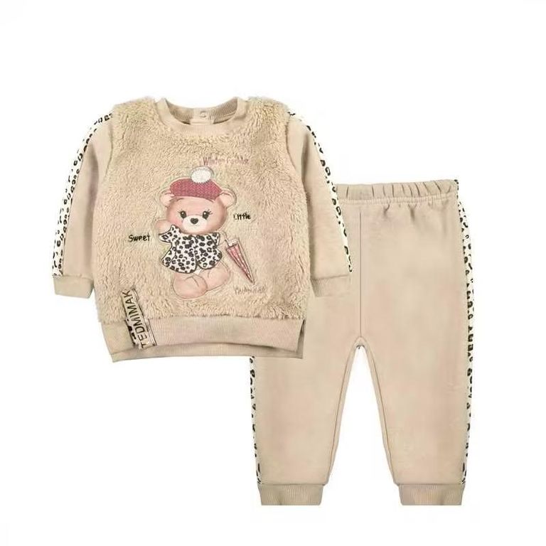 CONJUNTO 2 PIEZAS BEBA OSITO BEIGE Agua 0 MESES