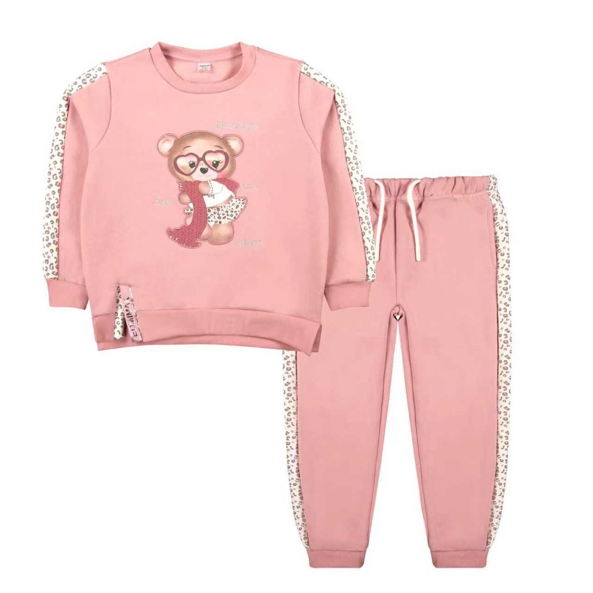 TEDMIMAK - BUZO NIÑA BUFANDA ROSADA