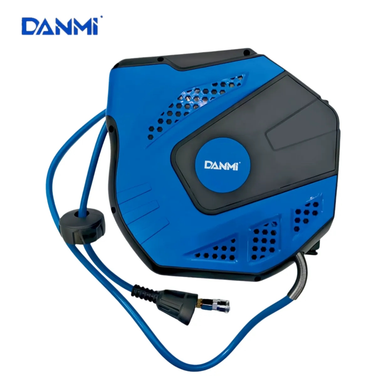 DANMI - Manguera De Aire Carrete Retráctil Soporte Extensible 20m Dm