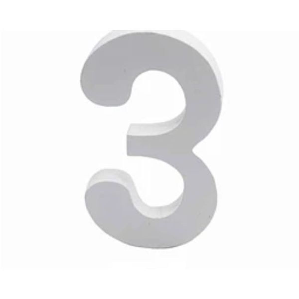 GENERICO - Numero de madera 3 11cm