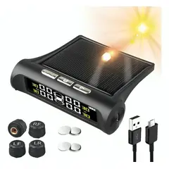 GENERICO - Sistema Monitoreo Presión Neumáticos Auto Tpms Solar