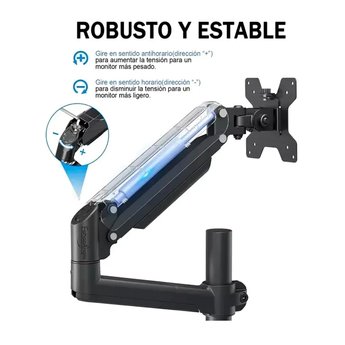 GENERICO - Brazo Soporte Doble Monitor Escritorio 13 A 32 Pulgadas 9kg
