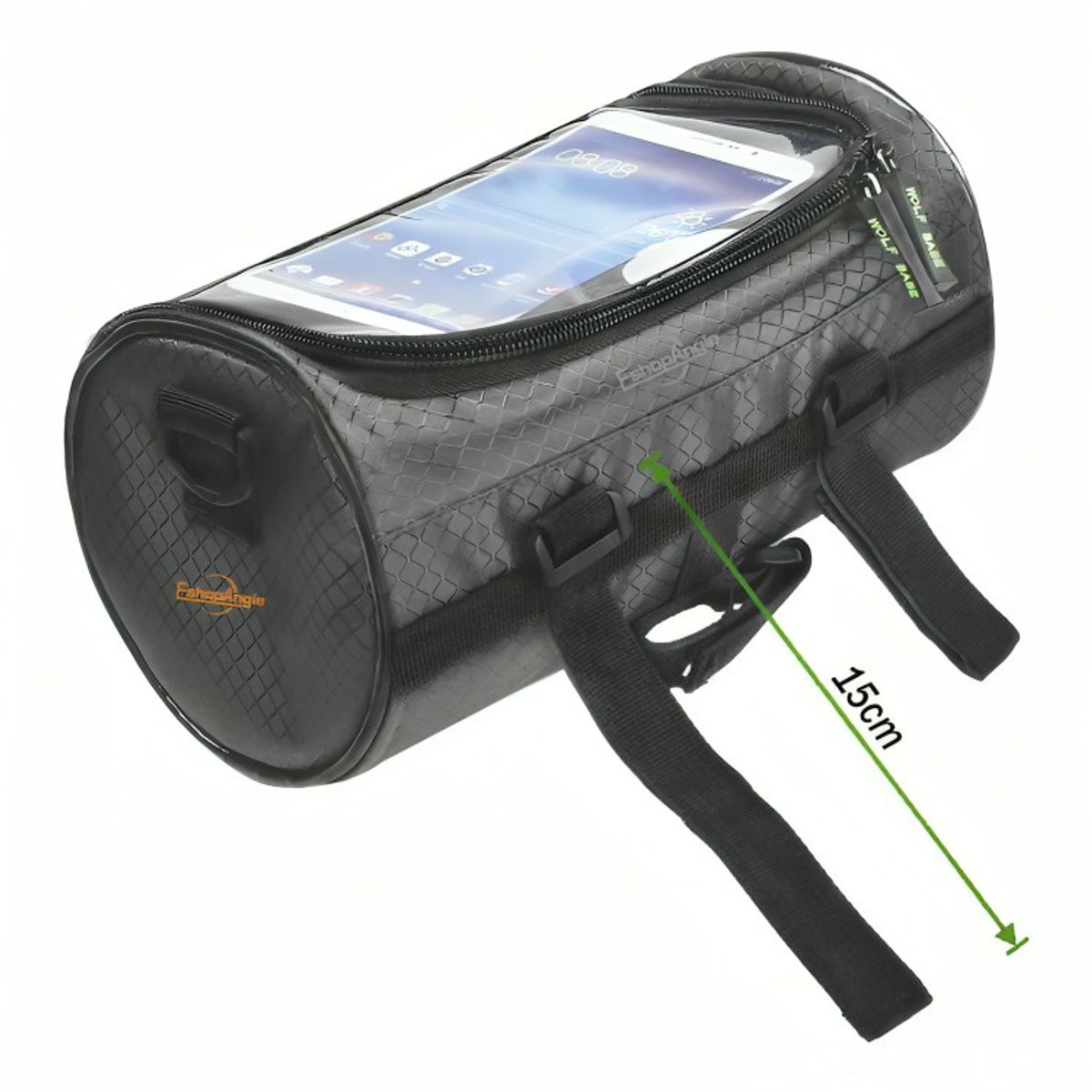 GENERICO - Kit 2 Bolso Bicicleta Portacelular Herramients Touch Alforja