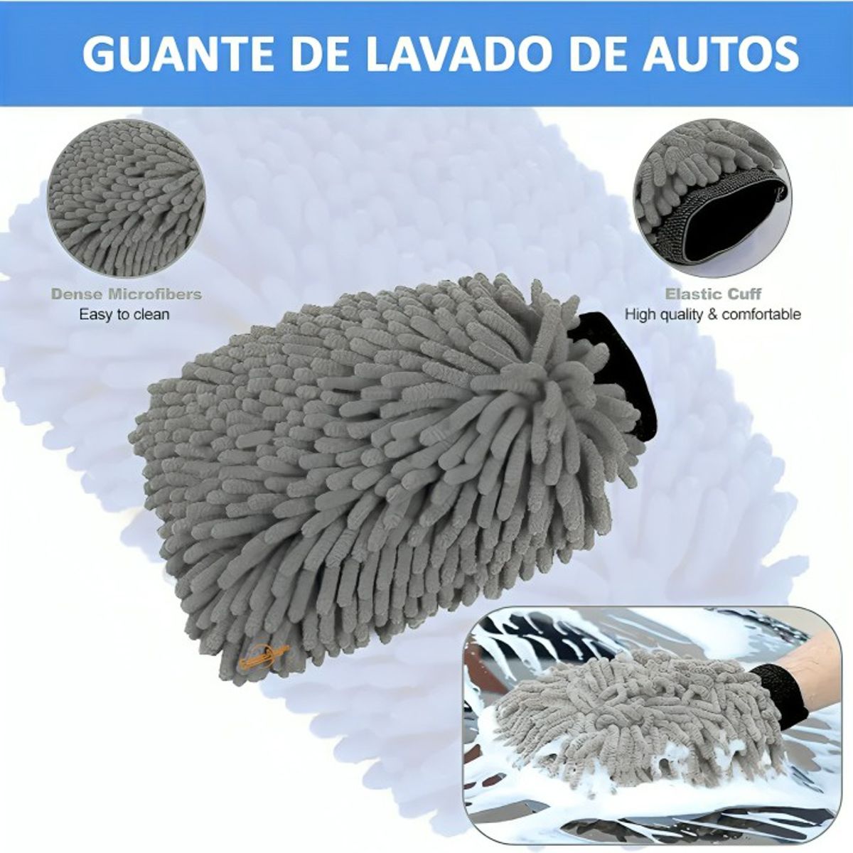 GENERICO - Kit Cepillos De Microfibra Auto Hogar Interior Y Exterior