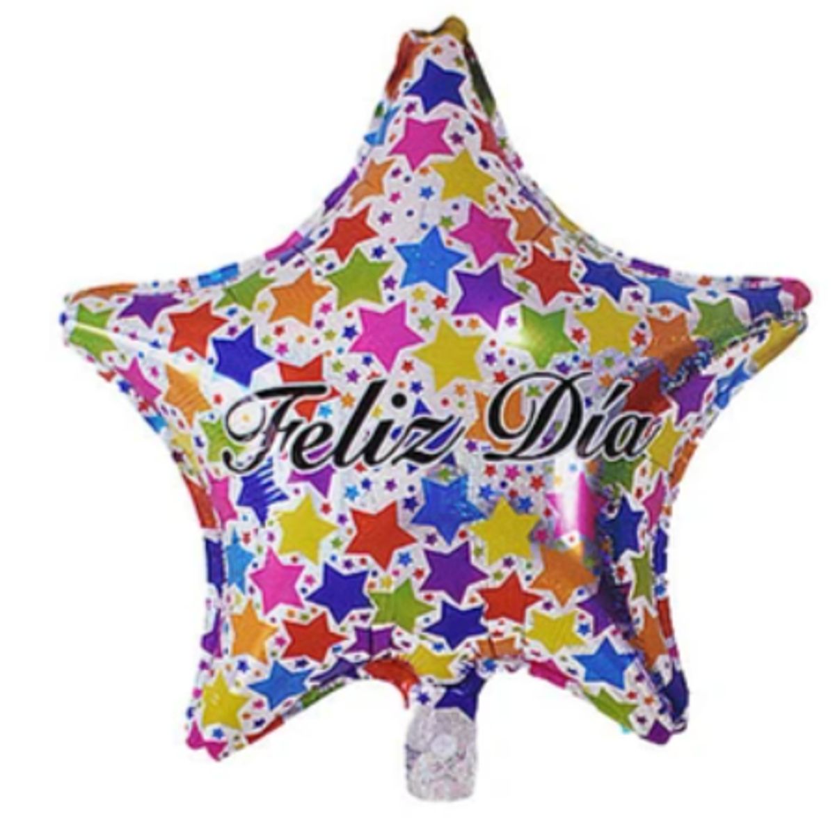 GENERICO - Globo metálico estrella feliz día 45cm