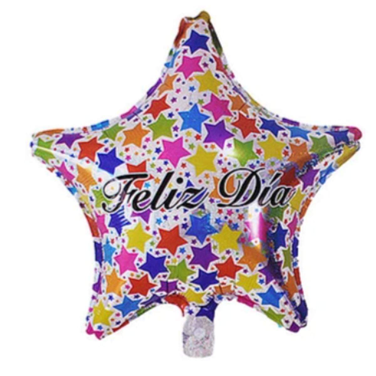 GENERICO - Globo metálico estrella feliz día 45cm