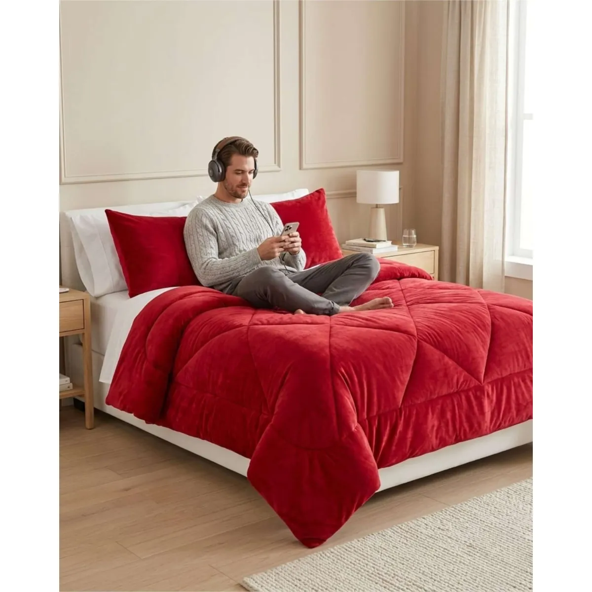 GENERICO - Cobertor de Invierno Plush Chiporro Ultra Suave Plaza y media