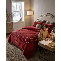 GENERICO - Plumon Plush de Chiporro Ultra Suave Para Invierno Plaza y media