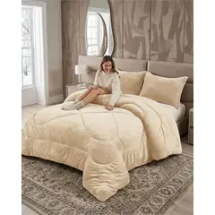 GENERICO - Plumon Plush de Chiporro Ultra Suave Para Invierno Plaza y media