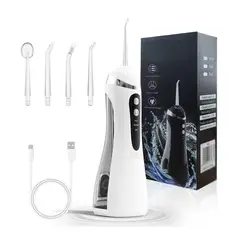 KINDA NICE - Irrigador Dental Eléctrico Presión Profesional Portátil Blanco