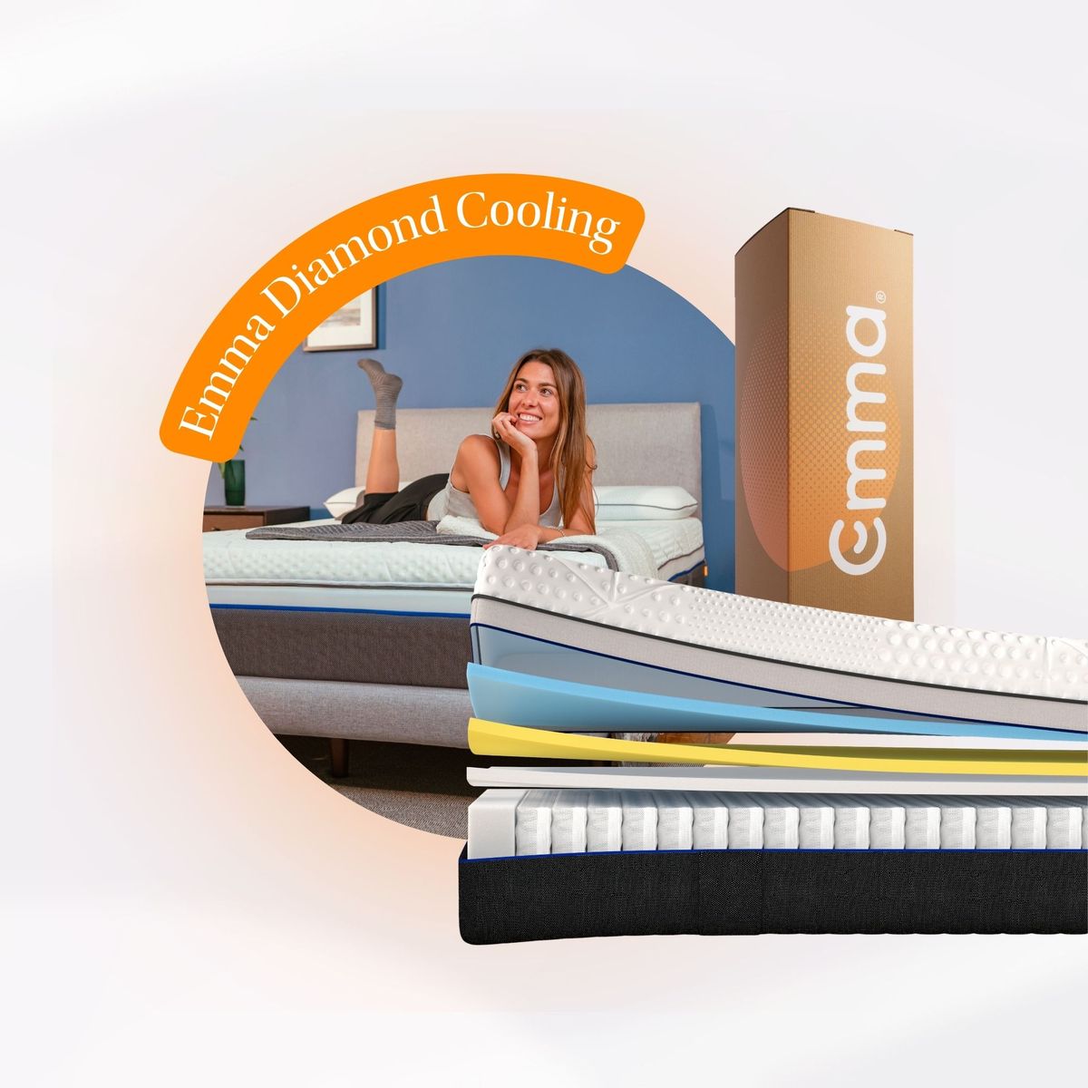 EMMA - Colchón Emma Diamond Cooling 2 Plazas