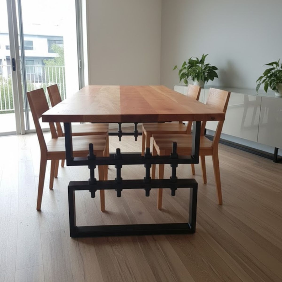 NSCOMPANY - Mesa Nexus – Roble nuevo y de demolicion - 160 x 90