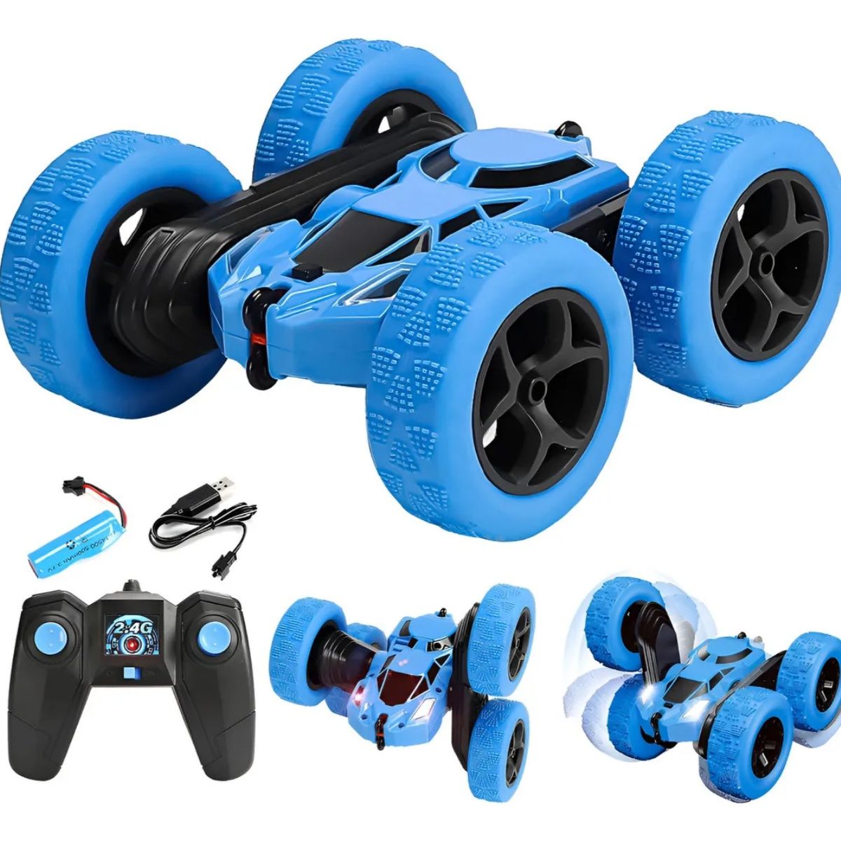 GENERICO - Auto Camioneta Gav Auto Truco RC Control Remoto 4x4 Azul