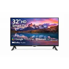 XUNDEFINED - Smart TV 32" HD Google TV Dolby Audio Control por Voz WiFi Netflix YouTube Televisor Inteligente 32 Pulgadas