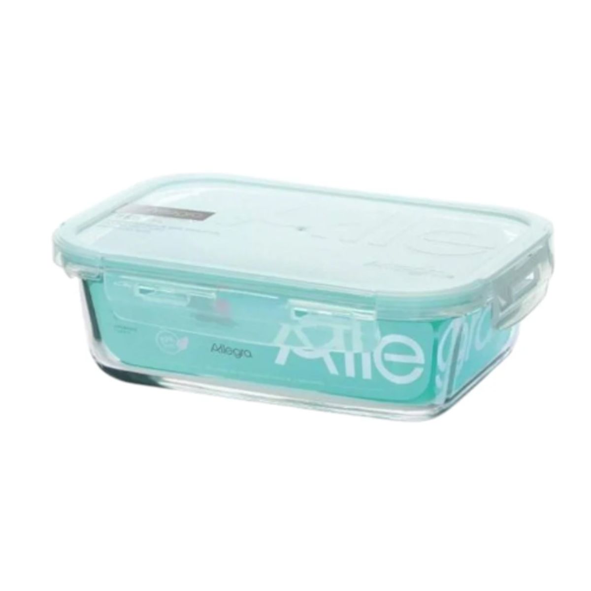 ALLEGRA - Contenedor Hermético Vidrio Rectangular 600 Ml Allegra