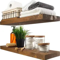 GENERICO - Kit X2 Estantes Repisas Para Baño Hogar Montaje En Pared